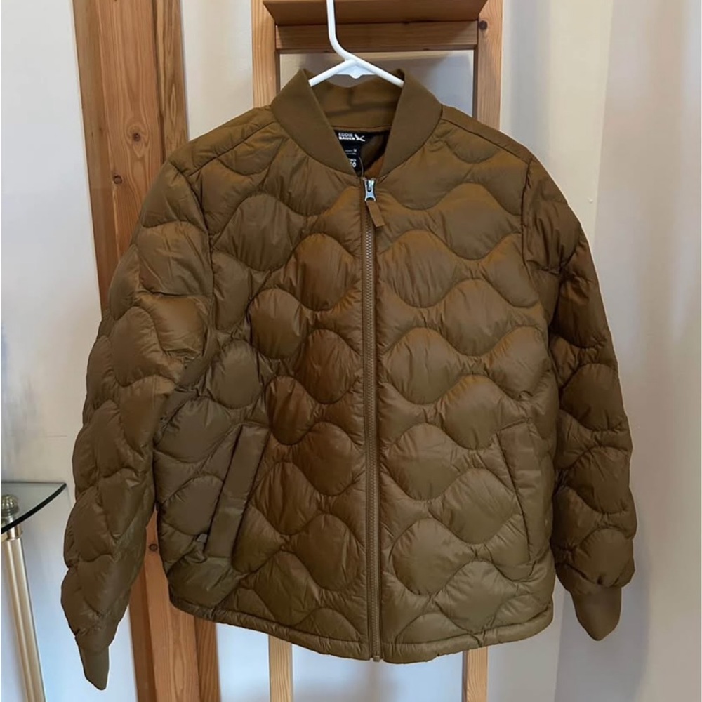 Eddie Bauer Olive Quilted Jacket